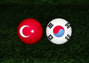 Türkiye - Güney Kore maçı ne zaman saat kaçta hangi kanalda?