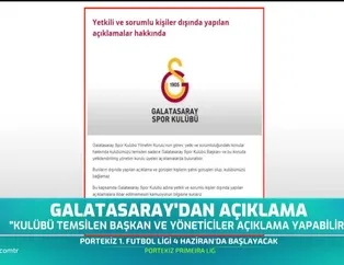 Galatasaray'dan açıklama