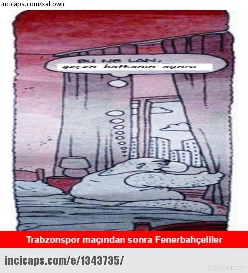 Fenerbahçe - Trabzonspor maçı capsleri