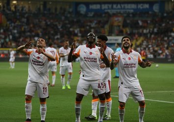 G.Saray Kayseri'de 3 puanı kaptı!