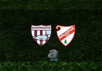 Bandırmaspor - Boluspor | CANLI