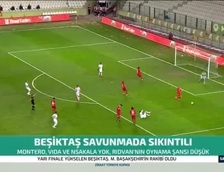 Beşiktaş savunmada sıkıntılı