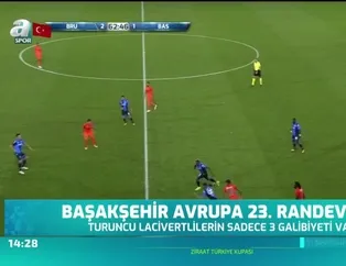 Başakşehir Avrupa'da 23. randevuda