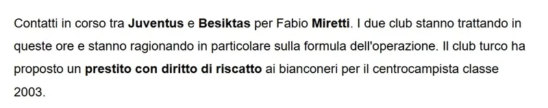 Beşiktaş'tan Juventus'a Fabio Miretti teklifi! Görüşmeler başladı - 1