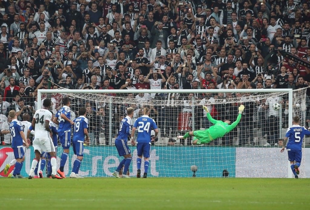 Beşiktaş- Dinamo Kiev maçından kareler