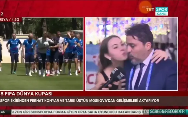 Trt Spor yorumcusunun zor anları...