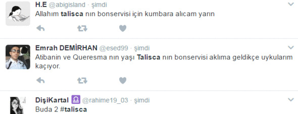 Talisca sosyal medyayı salladı