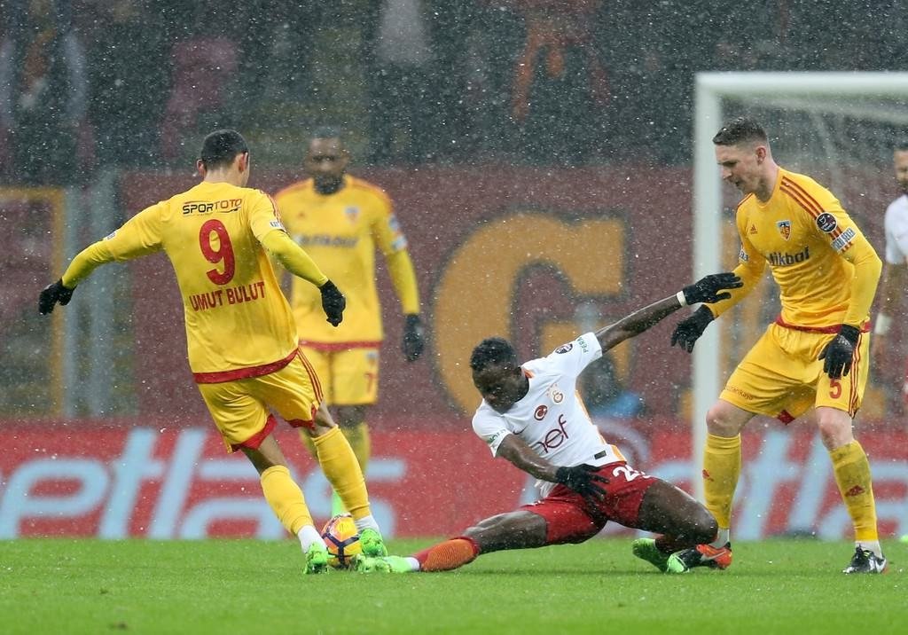 Galatasaray-kayserispor karşılaşmasından kareler