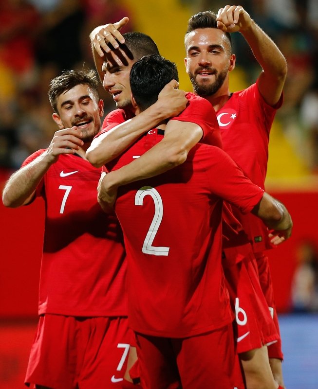 Türkiye - Özbekistan maçından kareler...