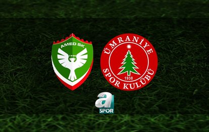 Amed SK - Ümraniyespor maçı saat kaçta ve hangi kanalda canlı yayınlanacak? | TFF 1. Lig