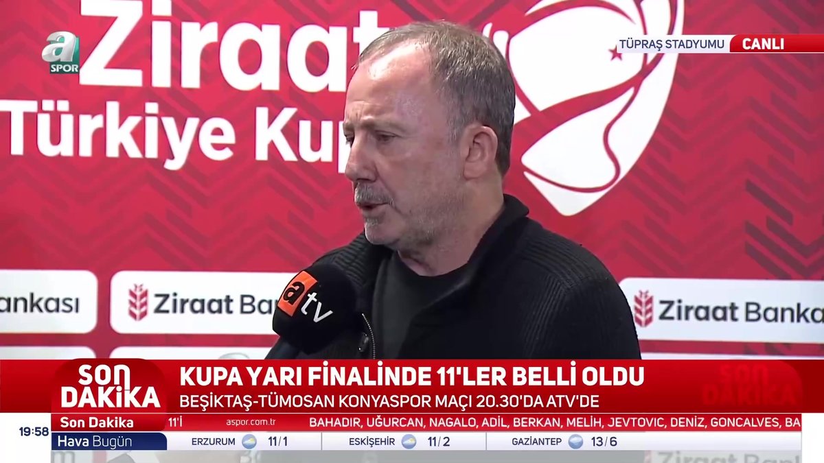 05 Mayıs 2026 - Sergen Yalçın: Final oynamak istiyoruz - Aspor  Ziraat Türkiye Kupası