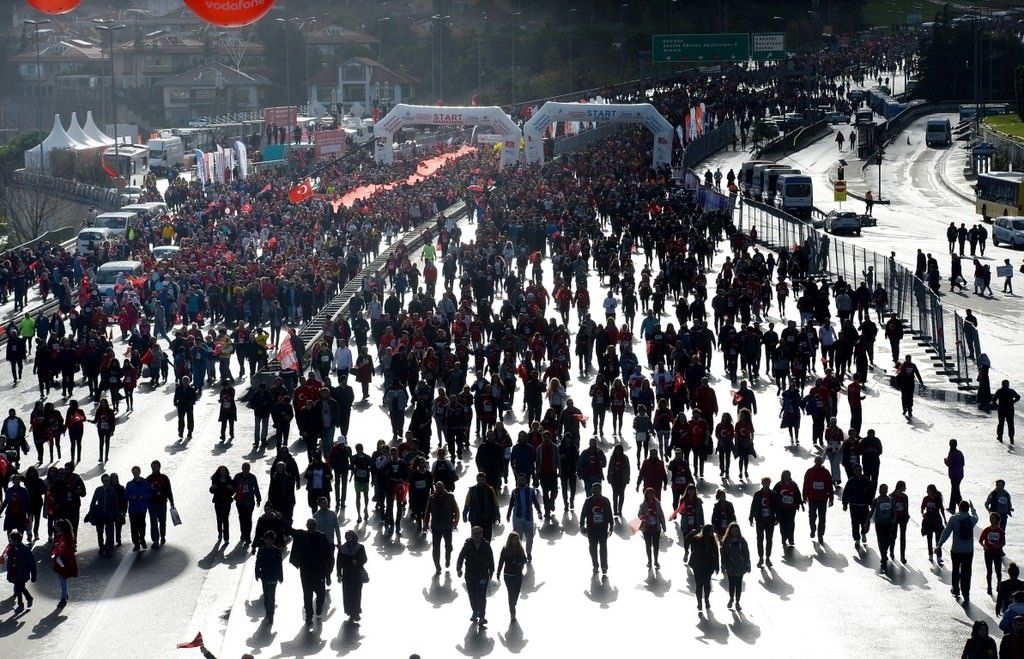 Vodafone 38. İstanbul Maratonu’ndan kareler