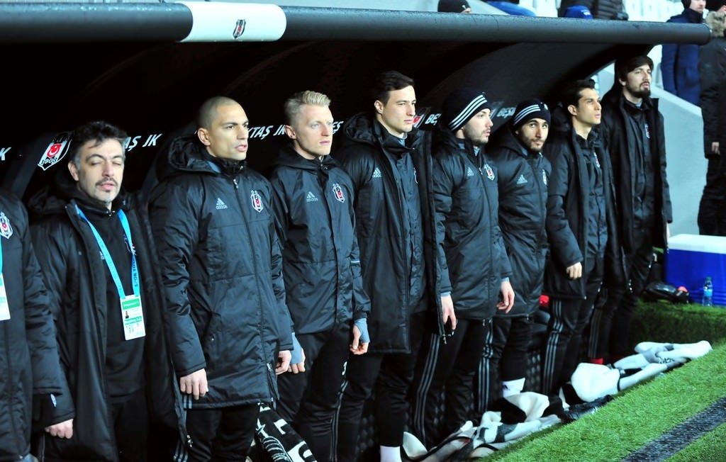 Beşiktaş-Atiker Konyaspor karşılaşmasından kareler