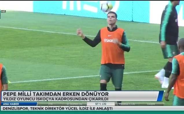 Pepe milli takımdan erken dönüyor