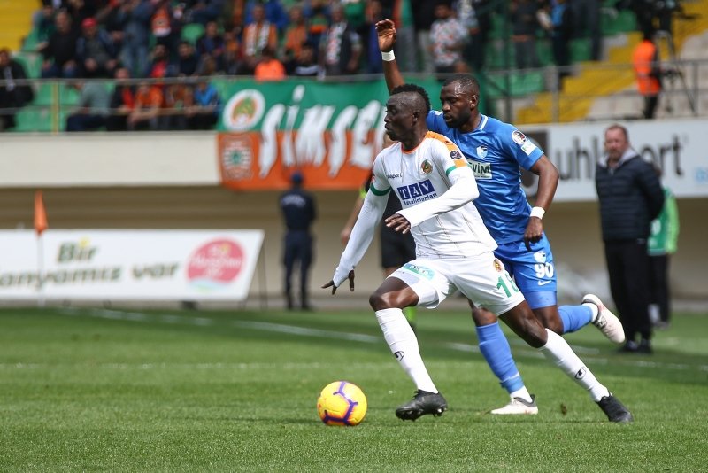 Alanyaspor - Erzurumspor maçından kareler