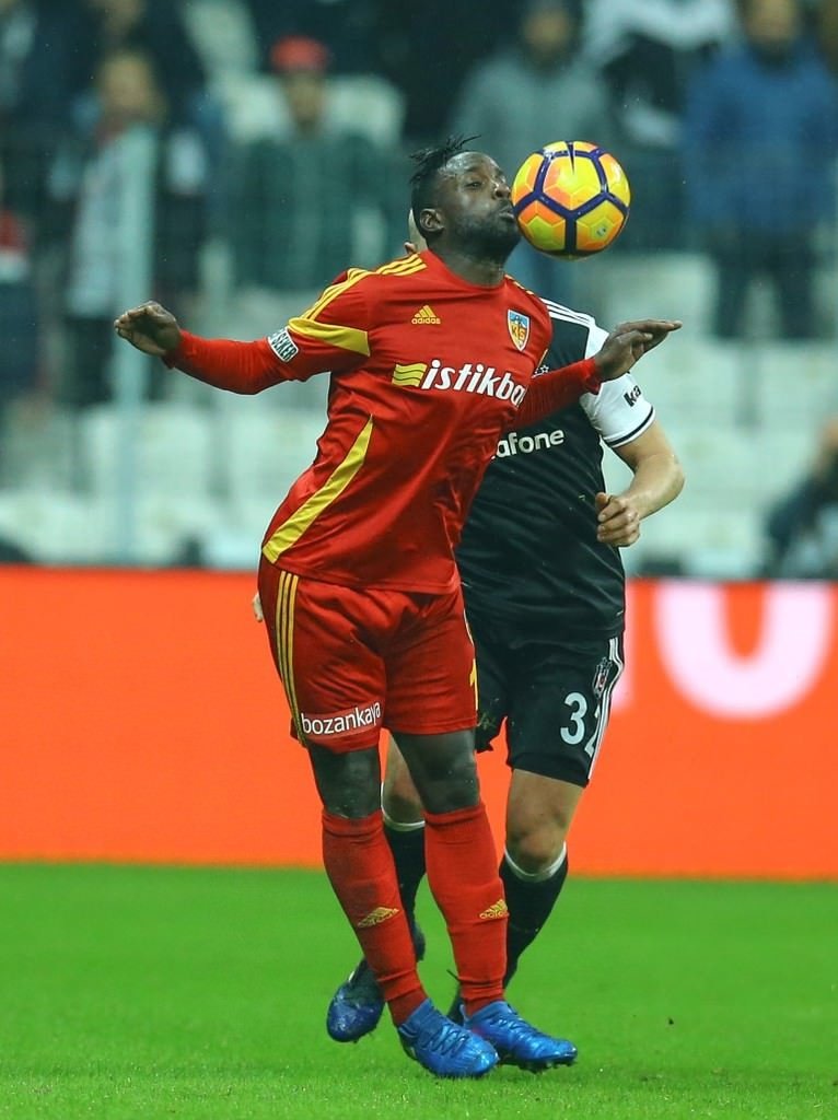 Beşiktaş-Kayserispor karşılaşmasından kareler