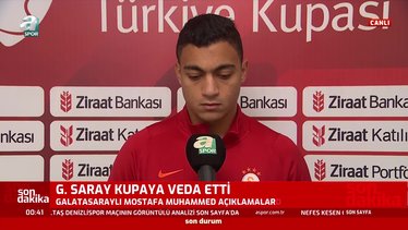 Mostafa Mohamed Galatasaray-Denizlispor maçı sonrası A Spor'a konuştu! "Özür diliyoruz"