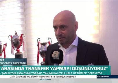BB Erzurumspor'da Muzaffer Bilazer A Spor'a konuştu!