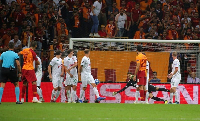 Galatasaray - L.Moskova maçından kareler!