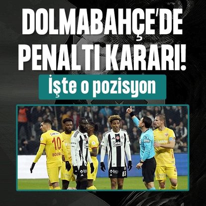 Beşiktaş penaltı kazandı!