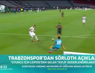 Trabzonspor'dan Sörloth açıklaması