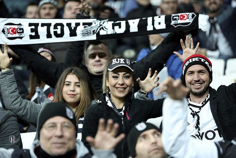 Beşiktaş - Porto maçından kareler