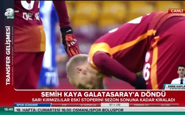 Semih Kaya Galatasaray'a döndü