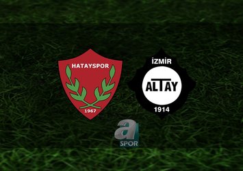 Hatayspor - Altay maçı saat kaçta?
