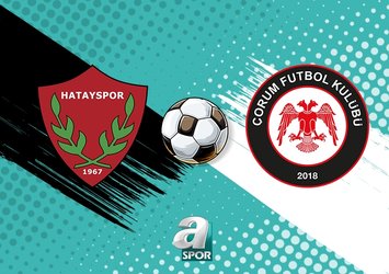 Hatayspor - Çorumspor maçı hangi kanalda?