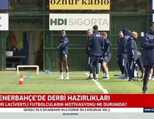 Fenerbahçe'de Beşiktaş derbisi mesaisi!