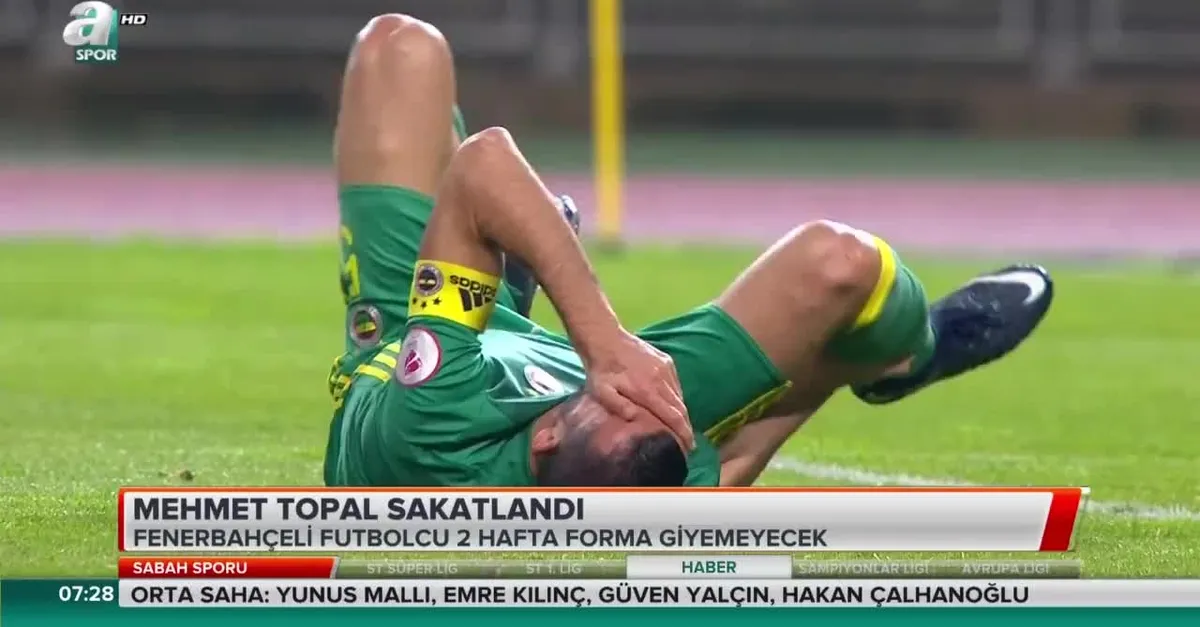 Mehmet Topal sakatlandı