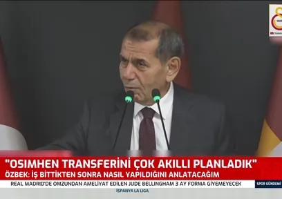 Dursun Özbek'ten flaş Osimhen açıklaması!