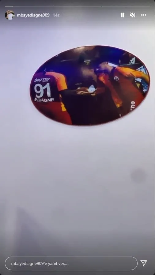 Galatasaray'da Mbaye Diagne'den Ahmet Çalık için anlamlı davranış! - 1