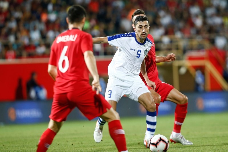 Türkiye - Özbekistan maçından kareler...