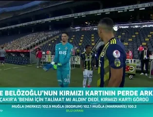 Belözoğlu'nun kırmızı kartının perde arkası