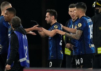 Hakan kornerden attı Inter kazandı