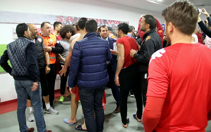 Samsunspor - Denizlispor maçı sonrası gerginlik - 2