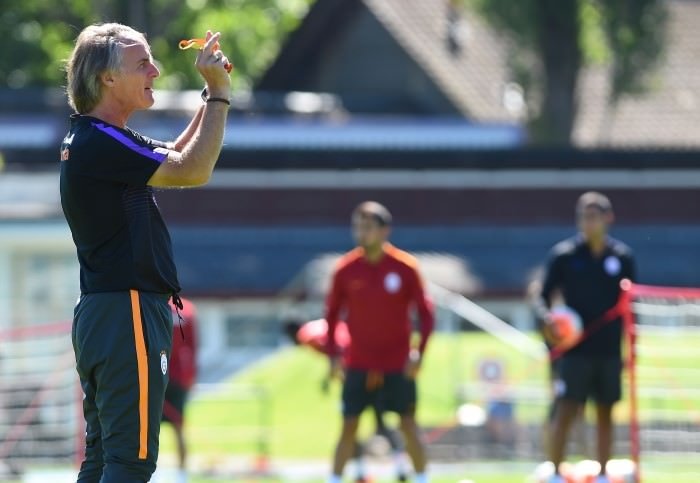 Galatasaray antrenmandan ilginç kareler