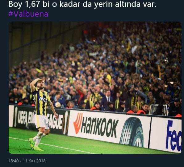Sosyal medyada Valbuena çılgınlığı!