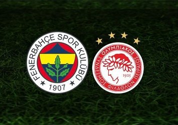 Fenerbahçe - Olympiakos | CANLI