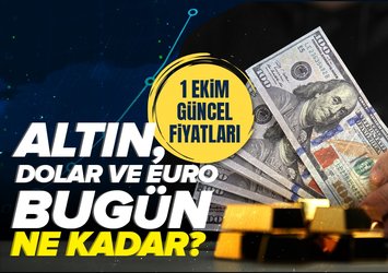Canlı altın ve döviz kuru takibi 1 Ekim 2025