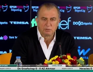Fatih Terim'den derbi açıklaması
