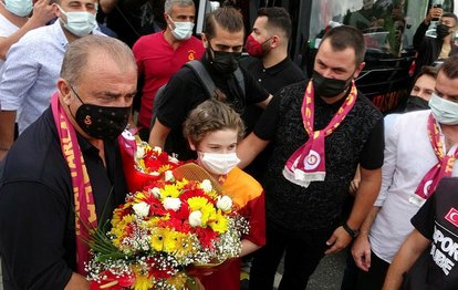 Galatasaray’a Giresun’da coşkulu karşılama!