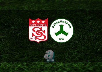 Sivasspor - Giresunspor maçı detayları!