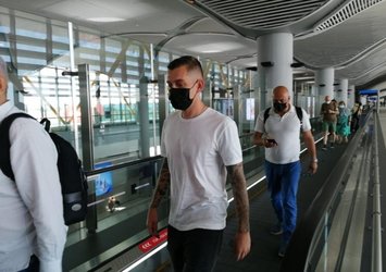 G.Saray'ın yeni transferi İstanbul'a geldi! İşte ilk görüntüler...