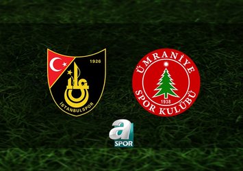 İstanbulspor-Ümraniyespor maçı saat kaçta?