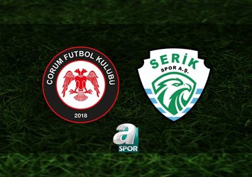 Çorum FK-Serik Spor maçı saat kaçta?