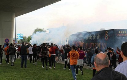 Galatasaray’a Ankara’da muhteşem karşılama!