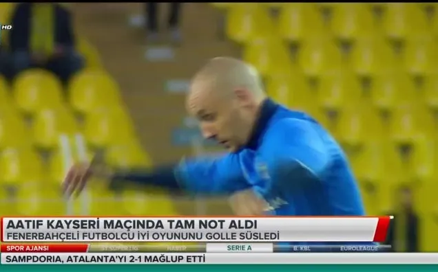 Aatif Kayserispor karşısında tam not aldı