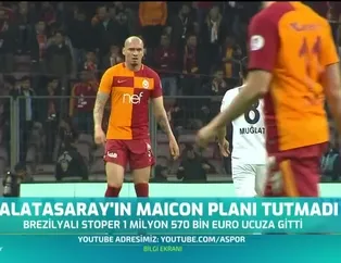 Galatasaray'ın Maicon planı tutmadı